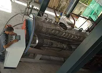 tgboiler 700kg/h horizontal oil/gas fired steam boiler successfully delivered to philippines