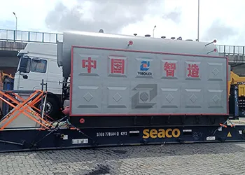 one set 6t/h biomass steam boiler is being shipped to bangladesh for textile factory