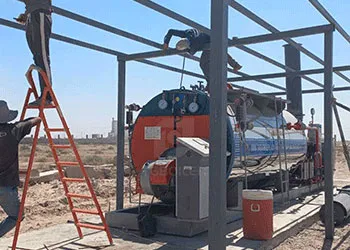 tgboiler 2000kg/h oil steam boiler was installed in iraq