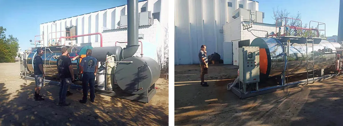 TGBOILER Skid-Mounted Type Gas Boiler is working in Mexico