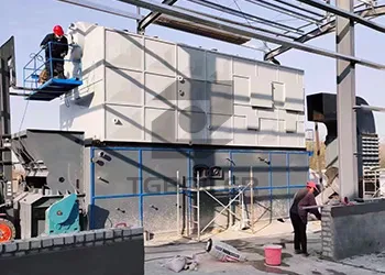 8tons/hr SZL series coal biomass fired steam boiler delivered in Bangladesh