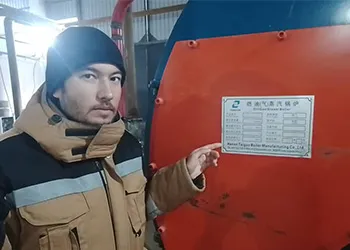 Gas-fired Steam Boiler Successfully Finished The Installation in Uzbekistan 