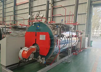 1500kg steam boiler ordered by UK client has been successfully completed