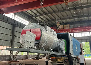 one set 5000kg oil/gas-fired steam boiler will ship to kazakhstan