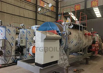 TGBOILER Exports 1 Ton Dual Fuel Steam Boiler to Spain (4).webp