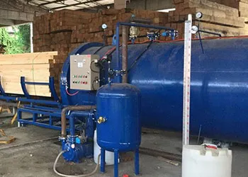 wood treatment plant