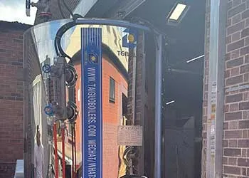 1,000 kg/h gas-fired steam boiler successful delivered to uk