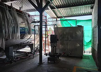 8ton gas steam boiler successfully installed in mexico