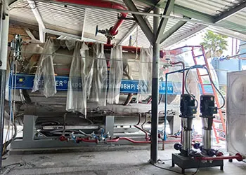 8ton gas steam boiler successfully installed in mexico