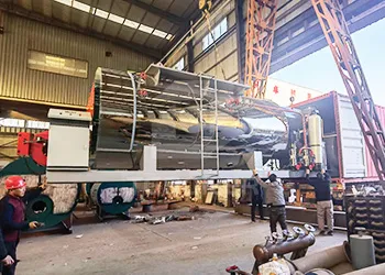 skid-mounted type 3ton gas boiler used for garment factory