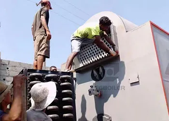 4-ton coal-fired steam boiler installed in south africa