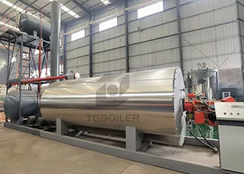 tgboiler supplies 2900kw thermal oil boiler to a food processing plant in canada