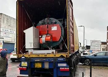 2t/h gas-fired fire tube steam boiler delivered to the uk