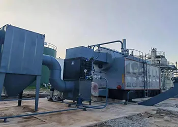 6 t/h coal fired steam boiler installed at a cement plant in kazakhstan