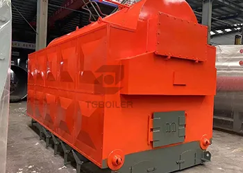 2 tph biomass chain grate steam boiler project in thailand