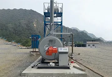 1,200 kW Gas-Fired Thermal Oil Boiler Used in Highway Construction in Turkmenistan
