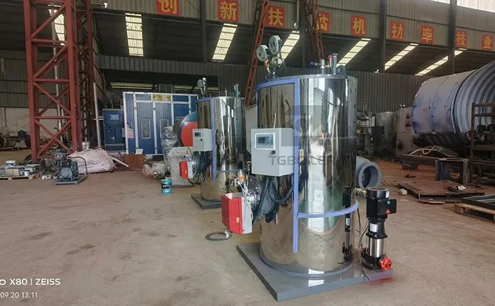 TGBOILER Exports Two Vertical Oil-Fired Steam Boilers to Guatemala