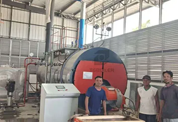 TGBoiler 3ton Horizontal Gas-fired Steam Boiler Is Working In The Philippines