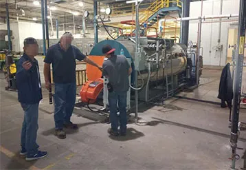 TGBOILER 2Sets of 2TON/H Gas Steam Boiler are Working in Kansas City, Missouri, USA
