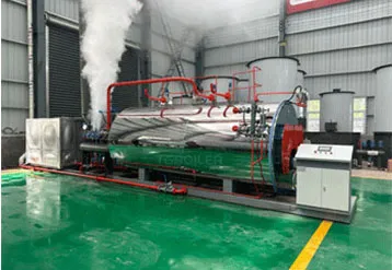 One Set Skid-Mounted Type 3TON/H Steam Boiler Was Used In Iraq