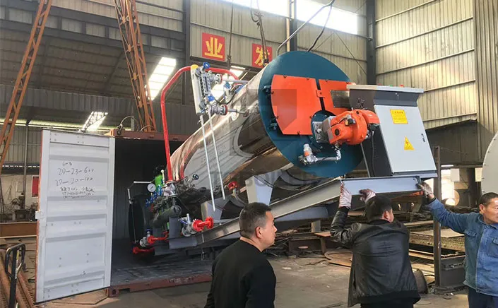 6-Ton Oil/Gas-Fired Steam Boiler Shipped to Myanmar