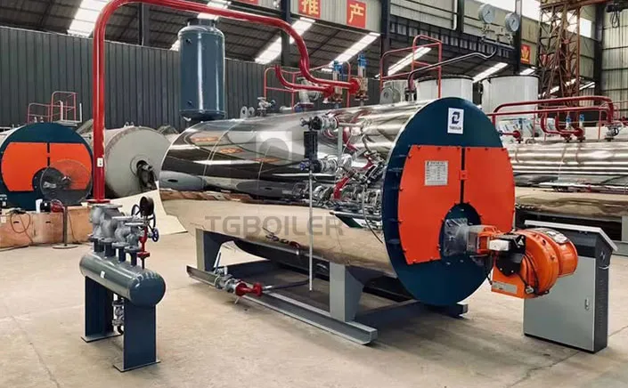 Uzbekistan Client Purchased 5-Ton Dual-Fuel Steam Boiler