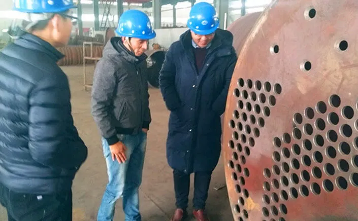 Argentine client Mr. Damain visiting our factory