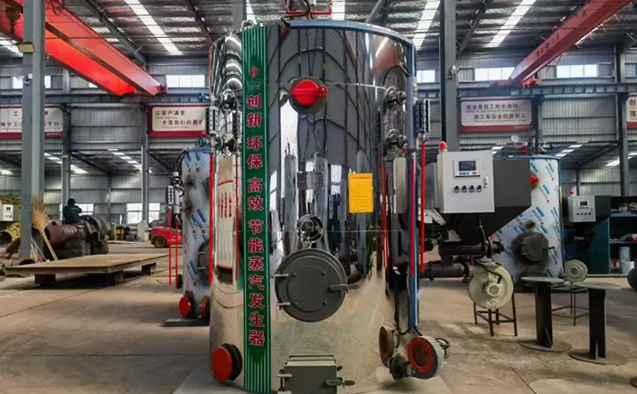 LHG Series 1t/h Vertical Biomass Boiler Exported to Colombia