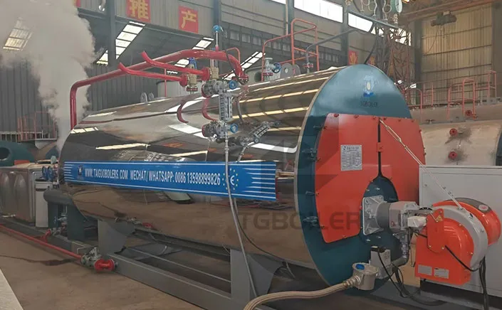 WNS Series 3 ton Gas-Fired Steam Boiler Ready for Shipment to Azerbaijan