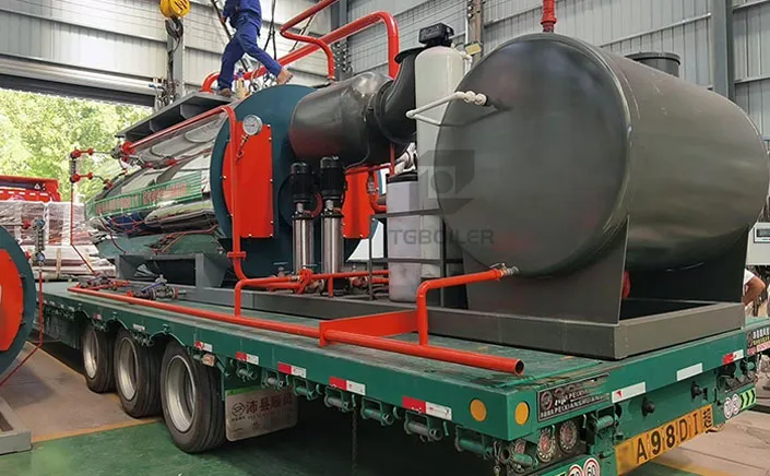 WNS Series 2 t/h Diesel Steam Boiler is Shipping to Brazil