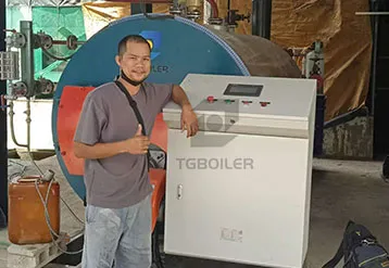 TGBoiler 700kg/h Horizontal Gas-Fired Steam Boiler Successfully Delivered To Philippines