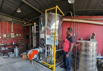 500 kg/h Vertical Steam Boiler Commissioned for a Food Processing Plant in Jamaica