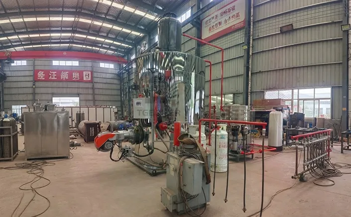 TGBOILER Successfully Completes Production of 2-Ton Vertical Gas-Fired Steam Boiler
