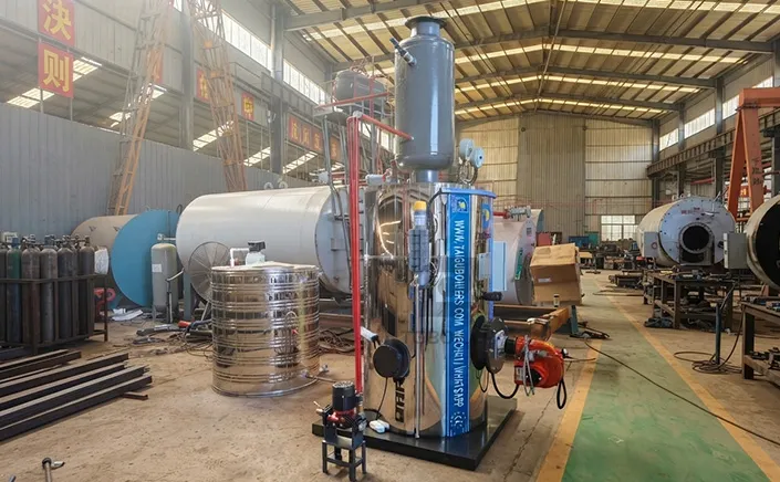 Customized Heating: 200kg/h Vertical Oil Fired Steam Generator Ready for German Craft Brewery